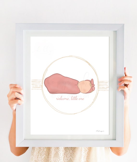 Baby Girl Nursery, Baby Girl Art, Girl Nursery, Girl Decor, Baby Printable, Printable Nursery, New Mother, New Mom, Baby Shower Gift, Print