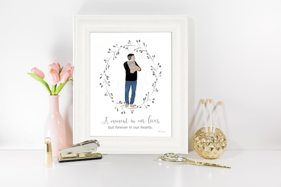 Miscarriage Remembrance Art Print, Baby Loss, Father's Day Gift (Digital Download)
