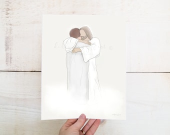 Loss of Loved One, Christ, Printable Art, Heaven, Funeral Art, Funeral Gift, Funeral Service, Loss of Dad, Loss of Husband, Condolence Gift