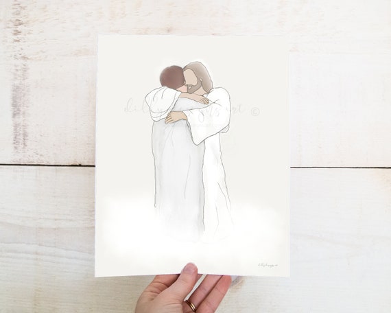 Loss of Loved One, Christ, Heaven, Funeral Art, Funeral Gift, Funeral Service, Loss of Dad, Loss of Husband, Condolence Gift, Sympathy Gift