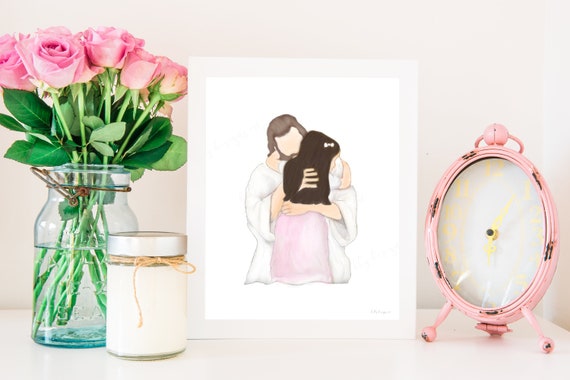 Christ and Child Art Print: Comforting Christian Gift (Digital Download)