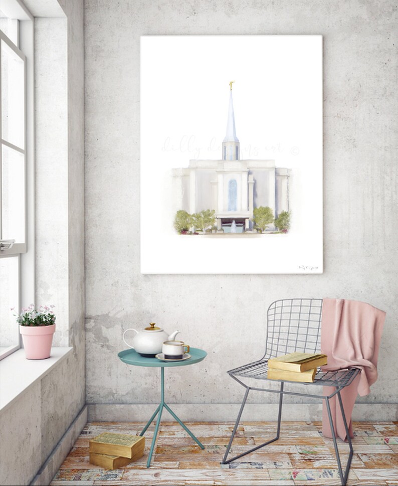 St Louis Temple Missouri Temple St Louis Mo Temple Missouri Lds Temple Temple Art Printable Temple Art Church Art Church Of Jesus