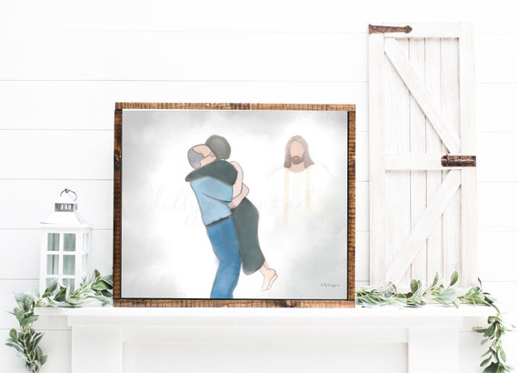 Grandparents Parents Reunion Art, Memorial Celebration of Life (Digital Download