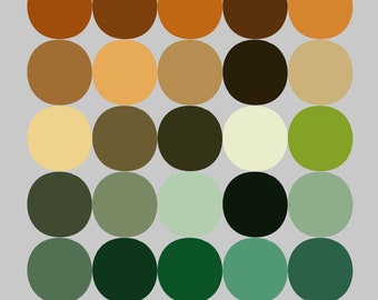 Nature color palette Procreate