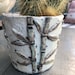 Raku Flower Pot Bamboo - Etsy