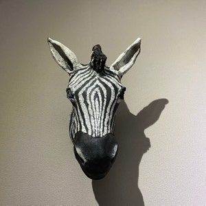 Keramik-Raku Das Zebra, Trophäe