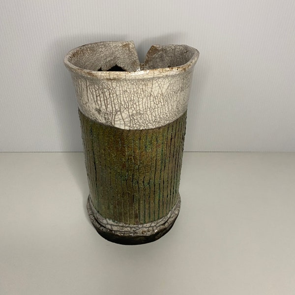 Céramique raku  Vase