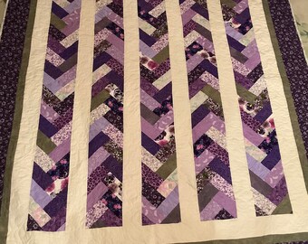 homemade quilt 70x94 long Full/Double