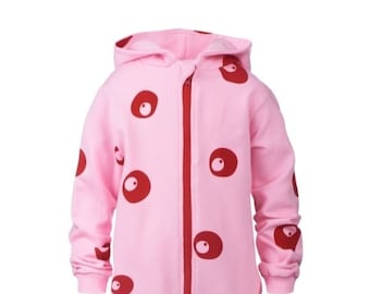 Sudadera con capucha para niños EYES rosa
