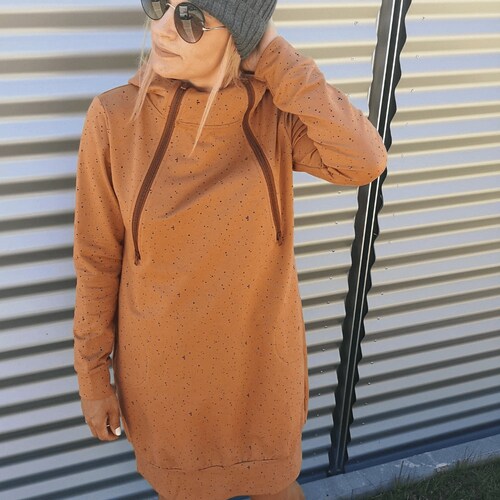 Nursing Long Dress With Hoodie. Breastfeedingfriendly Etsy