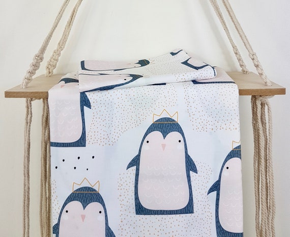 penguin nursery bedding