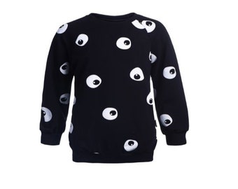 Sudadera infantil EYES negro