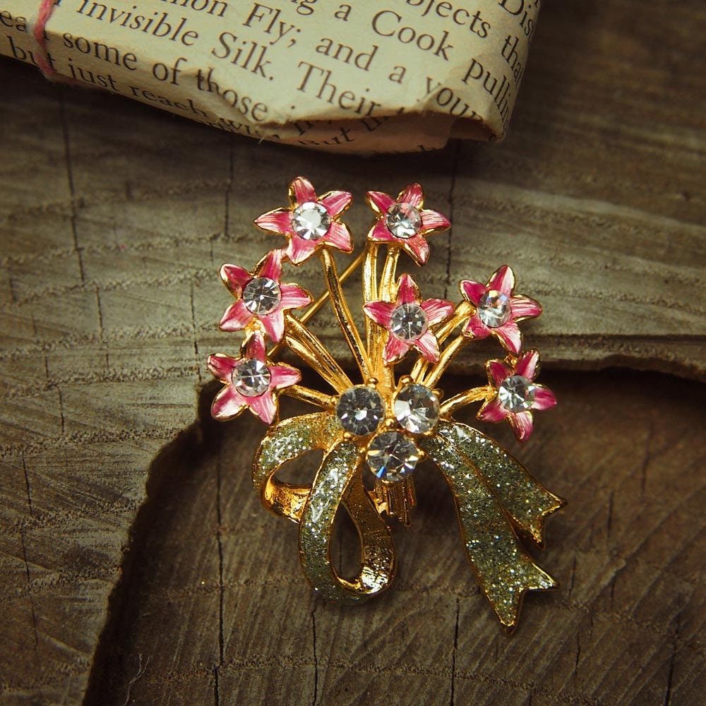 Chanel outlet brooch etsy