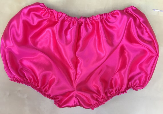 Double satin knickers adult nappy cover sissy waist fits 34-44 | Etsy
