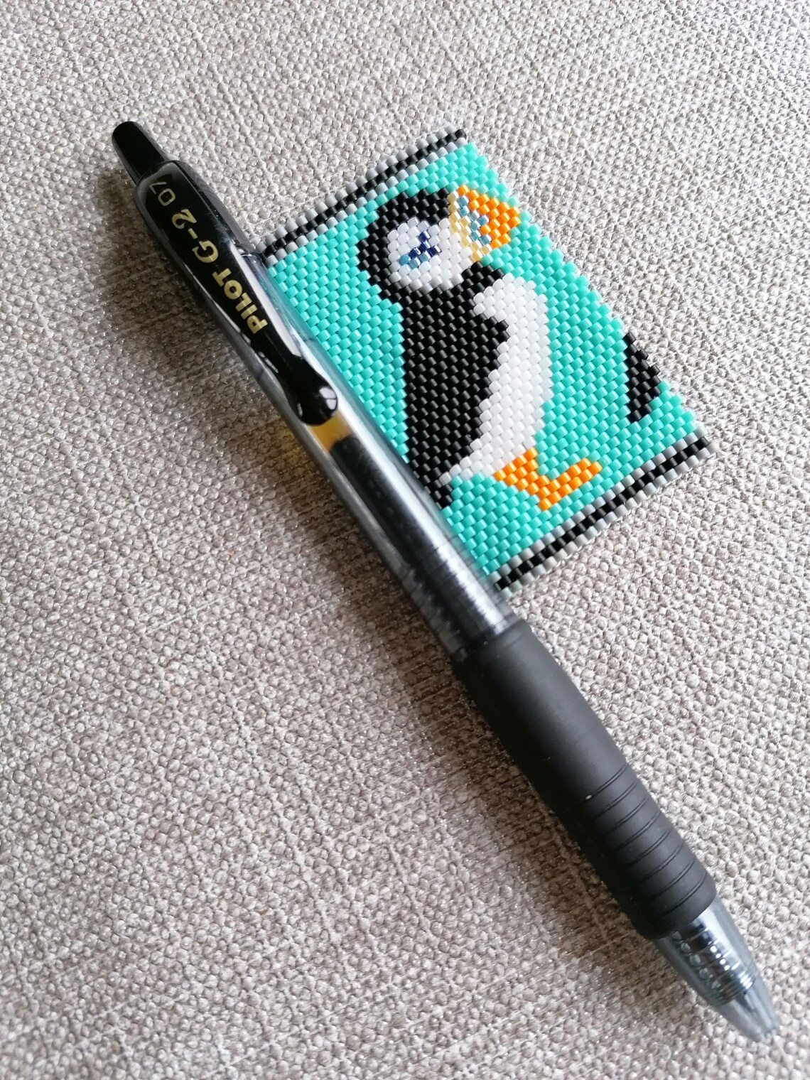 Peyote Pen Wrap PUFFIN Pattern PDF Etsy