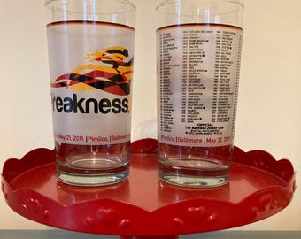 Pimlico 136th Preakness Glass 2011 Black-Eyed Susan Triple Crown