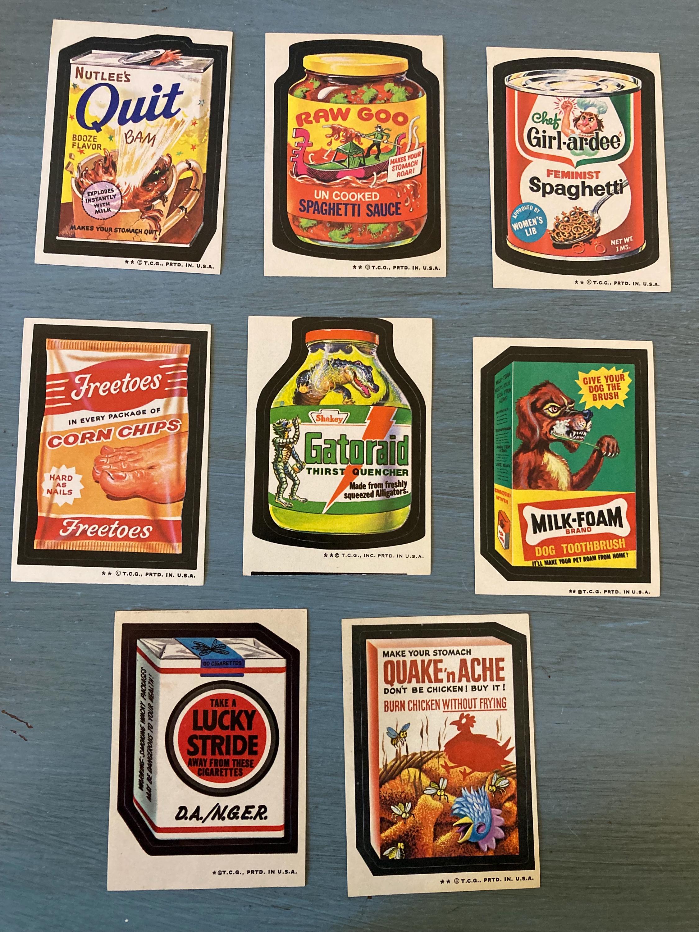 wacky packages rare cards Vintage Packs Card Bundles  Spark Pretty In 1974 I thought Wacky