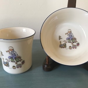 Lenox Child Dish and Cup Toy Drum - Sold as Set or Separate