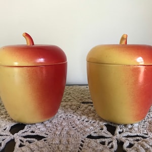 Vintage Hazel Atlas Apple Jar Container - One Available