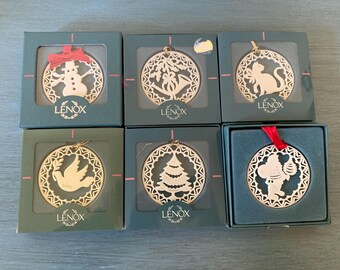 Lenox Yuletide Ornaments - Sold Separately