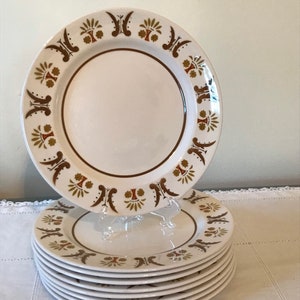 Mikasa Mediterranea Rick Rack Salad Plates - Set of Nine