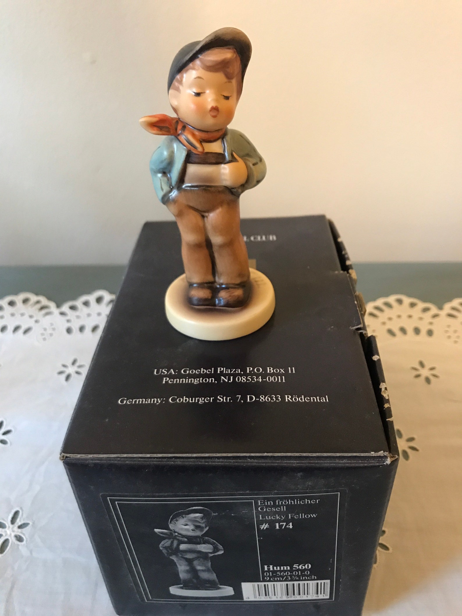Vintage Hummels from Hummel Club Lucky Fellow 560 174 Liesl Etsy