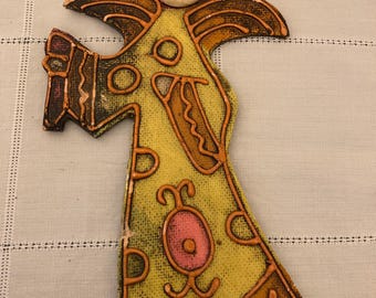 Christmas Angel Decor Pressboard MCM