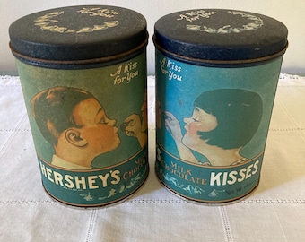 Hershey's Kisses Tin - One Available - 1980