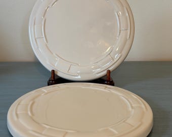 Longaberger Pottery Woven Traditions Ivory Trivet - One Available