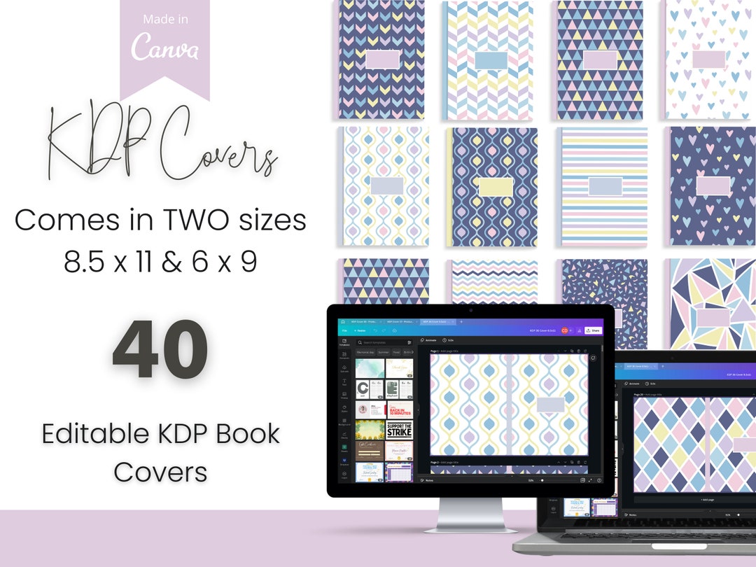 Editable KDP Paperback Cover Template Canva Etsy Editable KDP Paperback Cover Template Canva Etsy