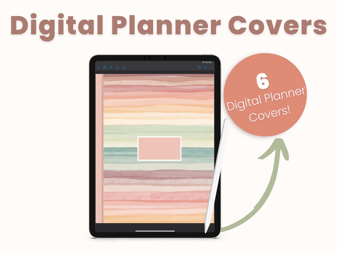 Goodnotes Digital Journal Planner Cover Etsy