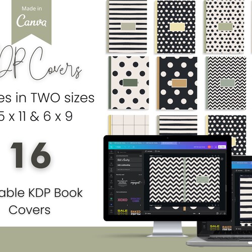 Editable KDP Paperback Cover Template Canva Printable Etsy Editable KDP Paperback Cover Template Canva Printable Etsy