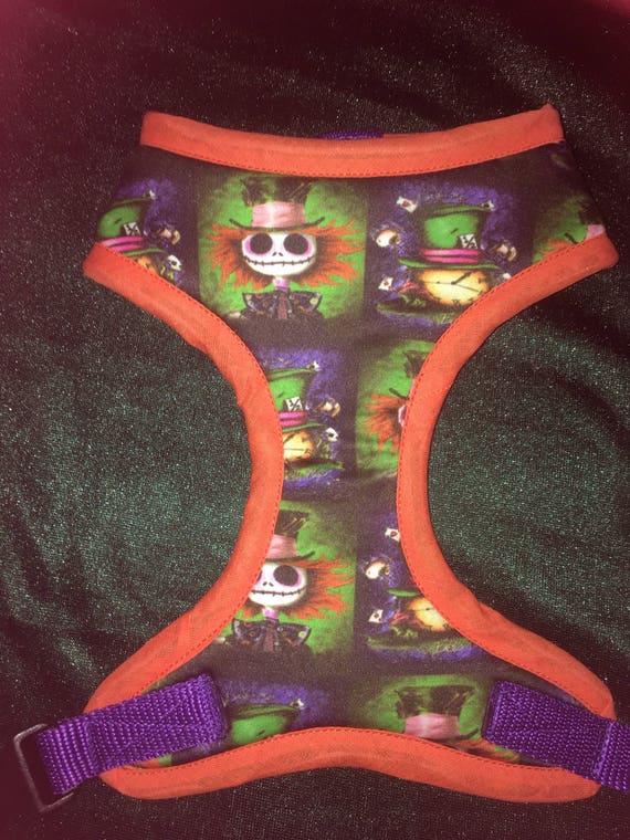 Handmade dog harness made to order the mad hatter Etsy