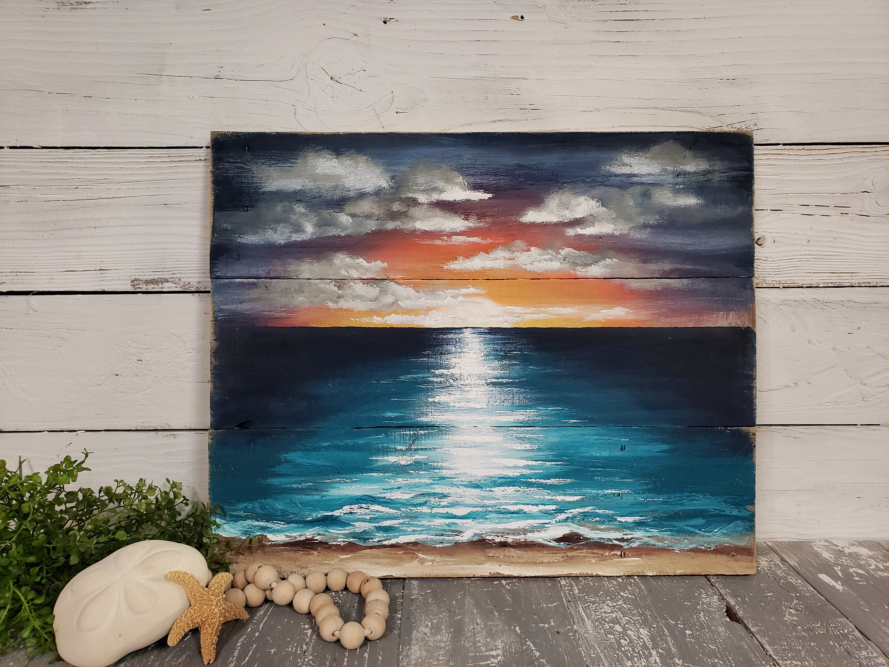 Sunset painting beach clearance centralcountiesservices