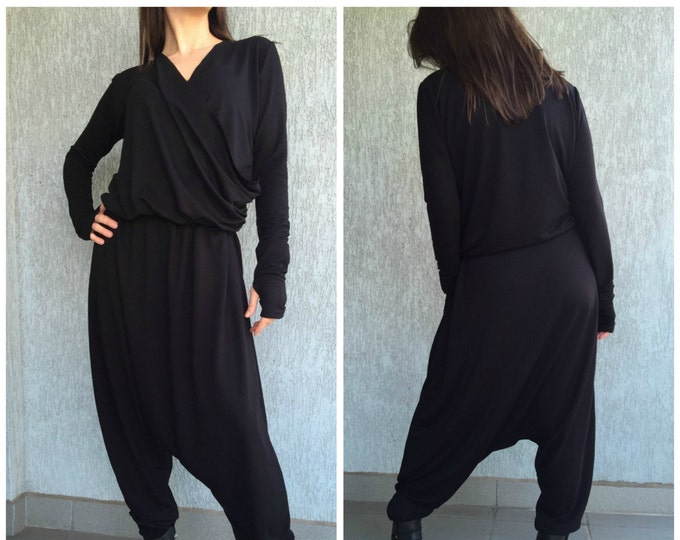 ROWAN DROP CROTCH HAREM TROUSERS