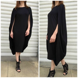 Sleeveless Cape Dress