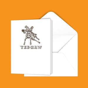Carte de vœux Yee-haw