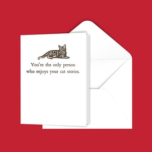 Cat stories Greeting Card