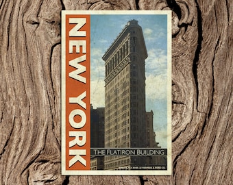 New York Flatiron Building Postcard