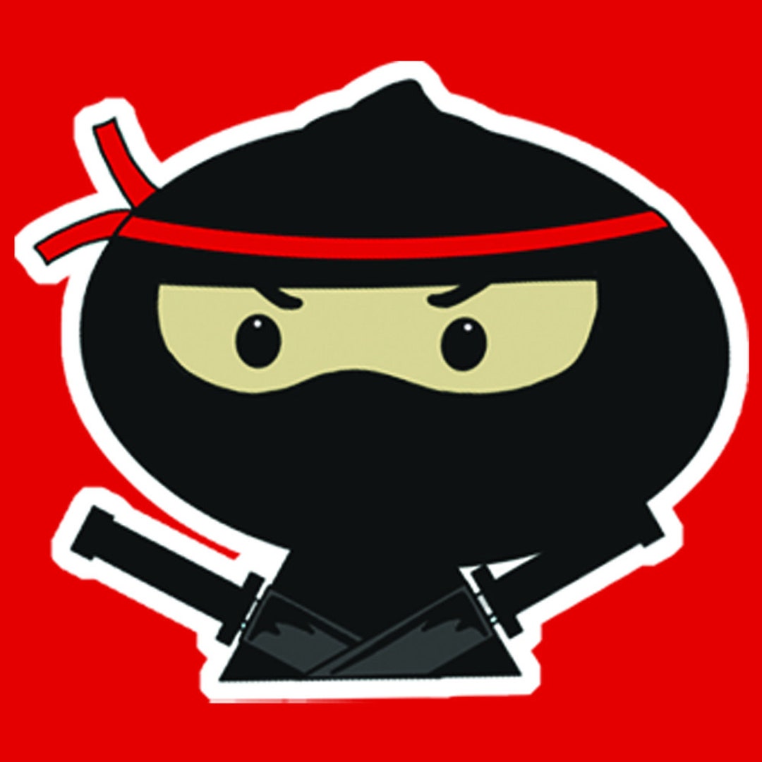 Groovy Sticker Ninja Ninja Sticker - Etsy