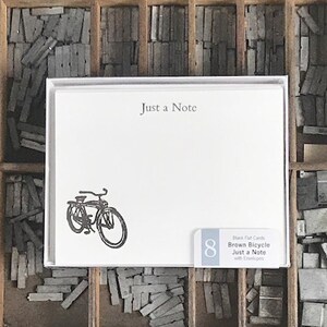 Juste une note Brown Bike Cartes de notes