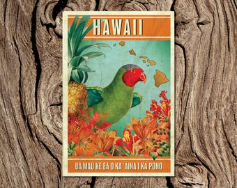 Hawaii  State Postcard