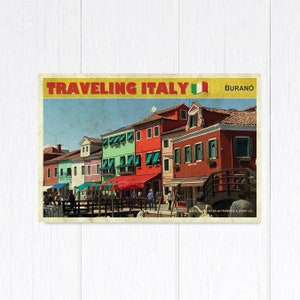 Burano Italie Carte postale