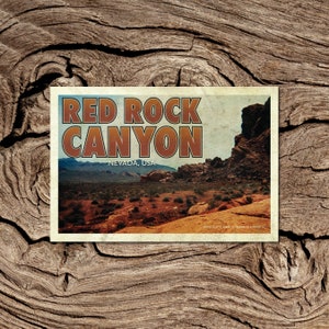 Carte postale de Red Rock Canyon Nevada