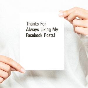 Gracias por gustarle siempre mi tarjeta de felicitación de publicaciones de Facebook