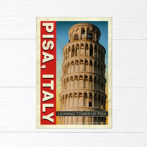 La tour penchée de Pise, Italie Carte postale