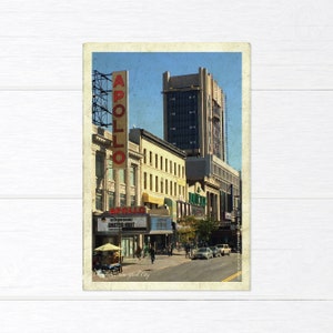 Teatro Apollo, Harlem, Nueva York Postal