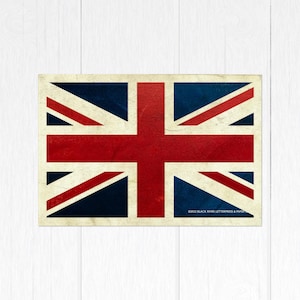 Carte postale Union Jack Flag