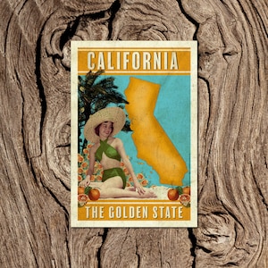 Cartolina del Golden State della California