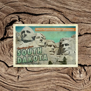 Mount Rushmore, South Dakota Postcard